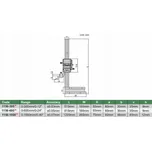 Velikost DIGITÁLNÍ VÝŠKOMĚR. KLIKA 0-300MM