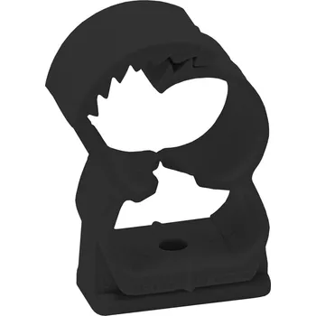 Hřebíkovačka Nylonová svorka pro více průměrů trubek Abranyl ABT 25/32 (50 ks) - černá