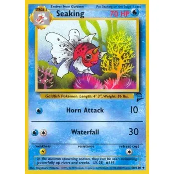 Karetní hra Pokémon BS2 060/130 Seaking - Base Set 2 Stav: Excellent