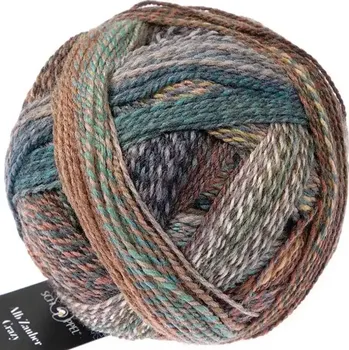 Příze Schoppel Wolle Alb Zauber Crazy 2531 Hundeblick (Vlněná příze Alb Zauber Crazy 2531 Hundeblick)
