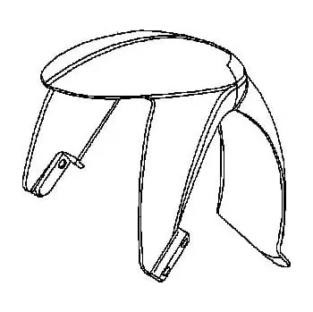 Peugeot Přední blatník 771282