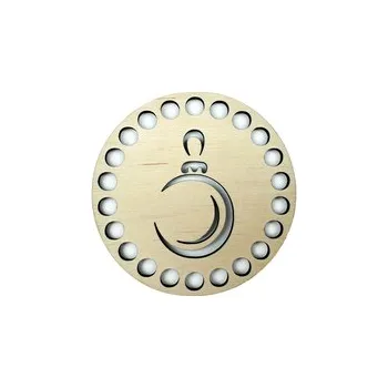 Podtácek, nebo víko na košík - kruh Ø 10 cm - baňka