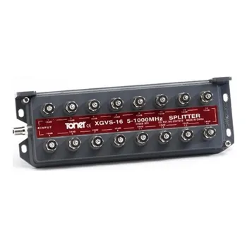 Anténní zesilovač Anténní rozbočovač Toner XGVS-16, DOCSIS 3.1, 16 x 16 dB