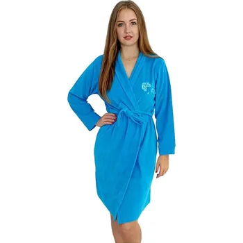 Dámský župan Dámský župan froté Hannah tyrkysový L