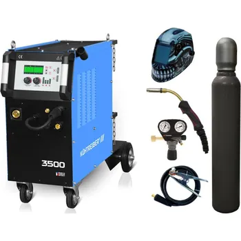 Svářečka Kühtreiber KITin 3500 Multi MIG Synergic V2 + hořák + ventil GCE + kukla Predator + lahev