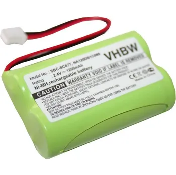 Baterie pro mobilní telefon VHBW Baterie pro Philips Babyphone SBC-SC466 / SBC-SC477 / SBC-SC484 / SBC-SC487,1200 mAh