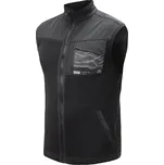 SENSOR TEDDY unisex vesta fleece celozip černá velikost XL