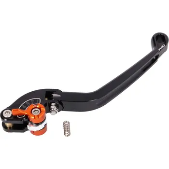 Brzda pro motocykl Puig Brzdová páčka pravá Puig 2.0 sklápěcí - černo-oranžová PUI160-NT
