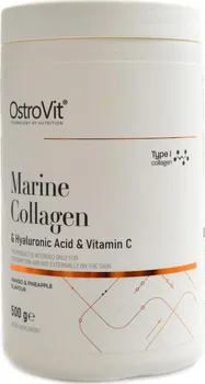 Kloubní výživa OstroVit Marine Collagen + Hyaluronic Acid + Vitamin C 500 g mango/ananas