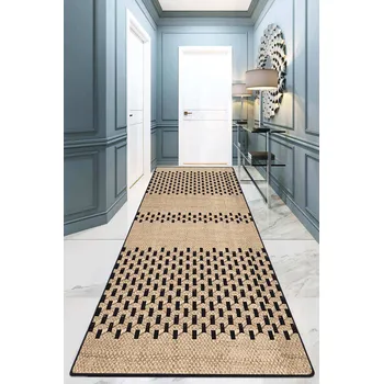 Koberec ASIR Předsíňový koberec (100 x 200 cm) RUBIKS CUBE DJT jutový potisk