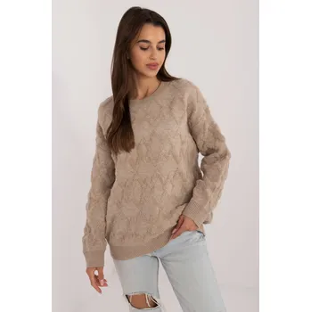 Dámský svetr Wool Fashion Italia Svetr Edit béžový Velikost: UNI