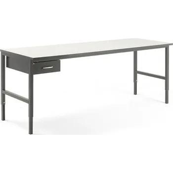 Dílenský stůl Pracovní stůl CARGO, 2400x750 mm, 1 zásuvka