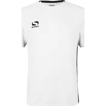 Pánské tričko Sondico Fundamental Polyester Football Top Mens White/Black L