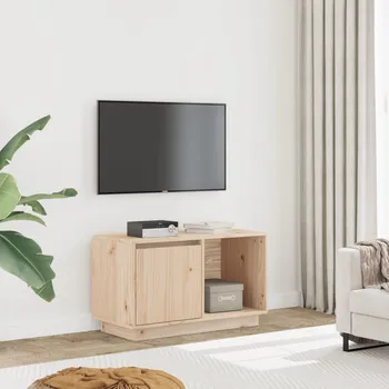 vidaXL TV skříňka 74 x 35 x 44 cm masivní borové dřevo [814336] Barva: Přírodní
