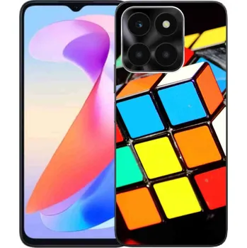 Hlavolam Gelový obal mmCase na Honor X6a - rubikova kostka