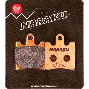 Brzda pro motocykl Naraku Brzdové destičky 0380 sint. NK430.18/S