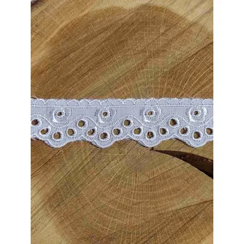 Krajka Madeira - štykování vlnkové okraje šíře 30 mm