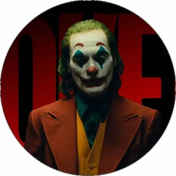 Jedlá dekorace na dort Jedlý papír Joker klaun 19,5 cm