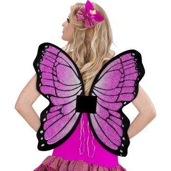 WIDMANN Křídla motýl glitter DeLuxe 50x50cm