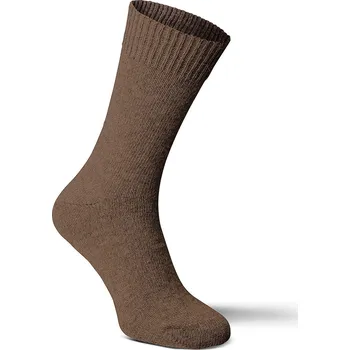 Dámské ponožky Kreibich&Fellhof Ponožky alpaka DÜNN klassik Barva: tmavě hnědá, Velikost: 43 - 46