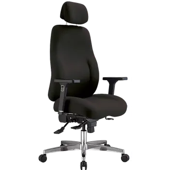 TOLEDO, židle kancelářská, látka černá