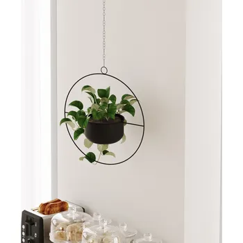 Stojan na květiny ASIR Stojan na květináč PAYANDA černý závěsný