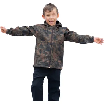 Kojenecká bunda ESITO Dětská softshellová bunda DUO Forest - hnědá / 86 Barva: hnědá, Velikost: 86
