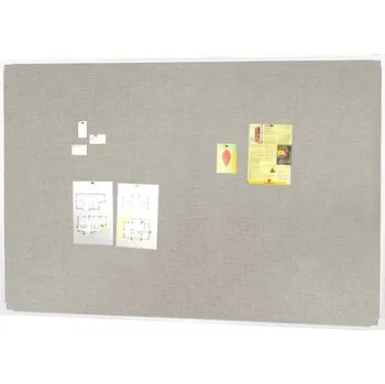 Nástěnka ELIZA, 2000x1200 mm, lněný potah, hliníkový rám