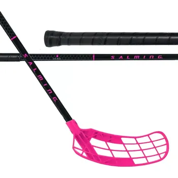 Florbalová hůl Salming Quest 1 Q-series Aero 29 Black/Pink Pravá (pravá ruka dole) 96 cm (= 107 cm)