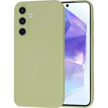 Pouzdro na mobilní telefon Kryt Samsung Galaxy A55 5G Techsuit SoftFlex - matcha