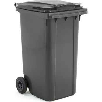 Odpadkový koš Nádoba na tříděný odpad HENRY, 240 l, šedá