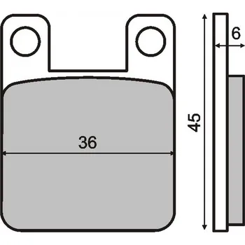 Brzda pro motocykl CL Brakes Brzdové destičky 0080 CL Scoot 200.3015.SC