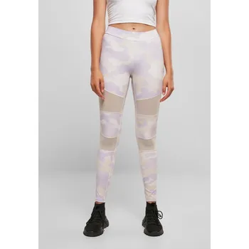 Dámské kalhoty Dámské legíny Camo Tech Mesh lilaccamo Urban Classics šedá 2539960