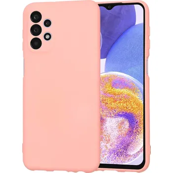 Pouzdro na mobilní telefon Kryt Samsung Galaxy A23 4G / A23 5G Techsuit SoftFlex - chalk pink
