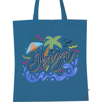 Pánské oblečení BIO plátěná taška s potiskem Ibiza