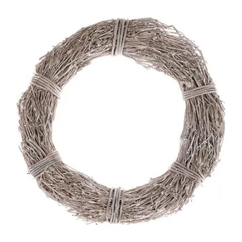 Věnec Proutěný věnec - průměr 35 cm, barva bílá.