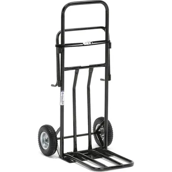 Multifunkční vozík, držák na pytle, nosnost 100 kg, černý