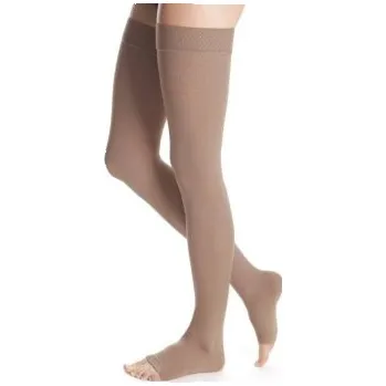 Dámské stahovací prádlo MAXIS-Kompresní stehenní punčochy MICRO— II.KT bronzová