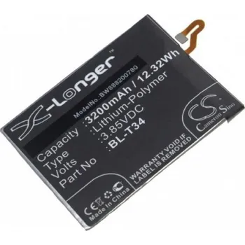 Baterie pro mobilní telefon VHBW Baterie pro LG V35 ThinQ / V3o, BL-T34, 3200 mAh