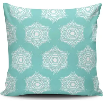 Povlečení ASIR Povlak na polštář NKLF-340 tyrkysový s ornamenty