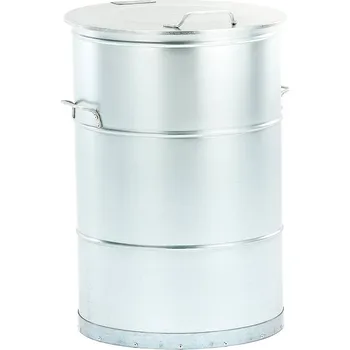 Odpadkový koš Nádoba na odpad LISTON, 160 l, galvanizovaná