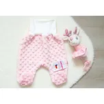 AMÁLKA Polodupačky plyšové minky, růžové Velikost: 80