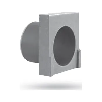 Odvodňovací žlab D100 H60-100 - příslušenství - čelo s nátrubkem DN110 (proH60=DN50)