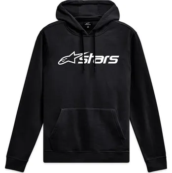 Pánská mikina ALPINESTARS mikina BLAZE 2.0 černá/bílá - XL