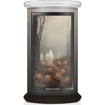 Svíčka Kringle Candle svíčka Halloween Ghost Spirits (sójový vosk), 623 g