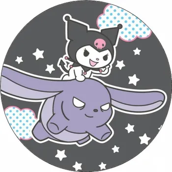 Přisada na vaření a pečení Jedlý papír Kuromi na příšerce 19,5 cm