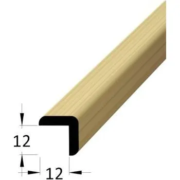 rohová lišta NOVÁK Rohová lišta 12x12 borovice surová, 2m 40208