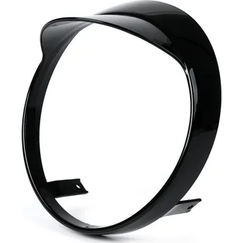 Osvětlení pro motocykl Moto Nostra Rámeček světla s kšiltem GTS (19-) černý lesk. 50926