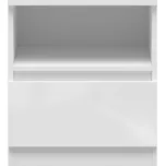 Noční stolek Tetrix bílá lesk