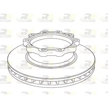 Brzdový kotouč ROADHOUSE Brzdový kotouč - 430 mm RDH NSX1047.20